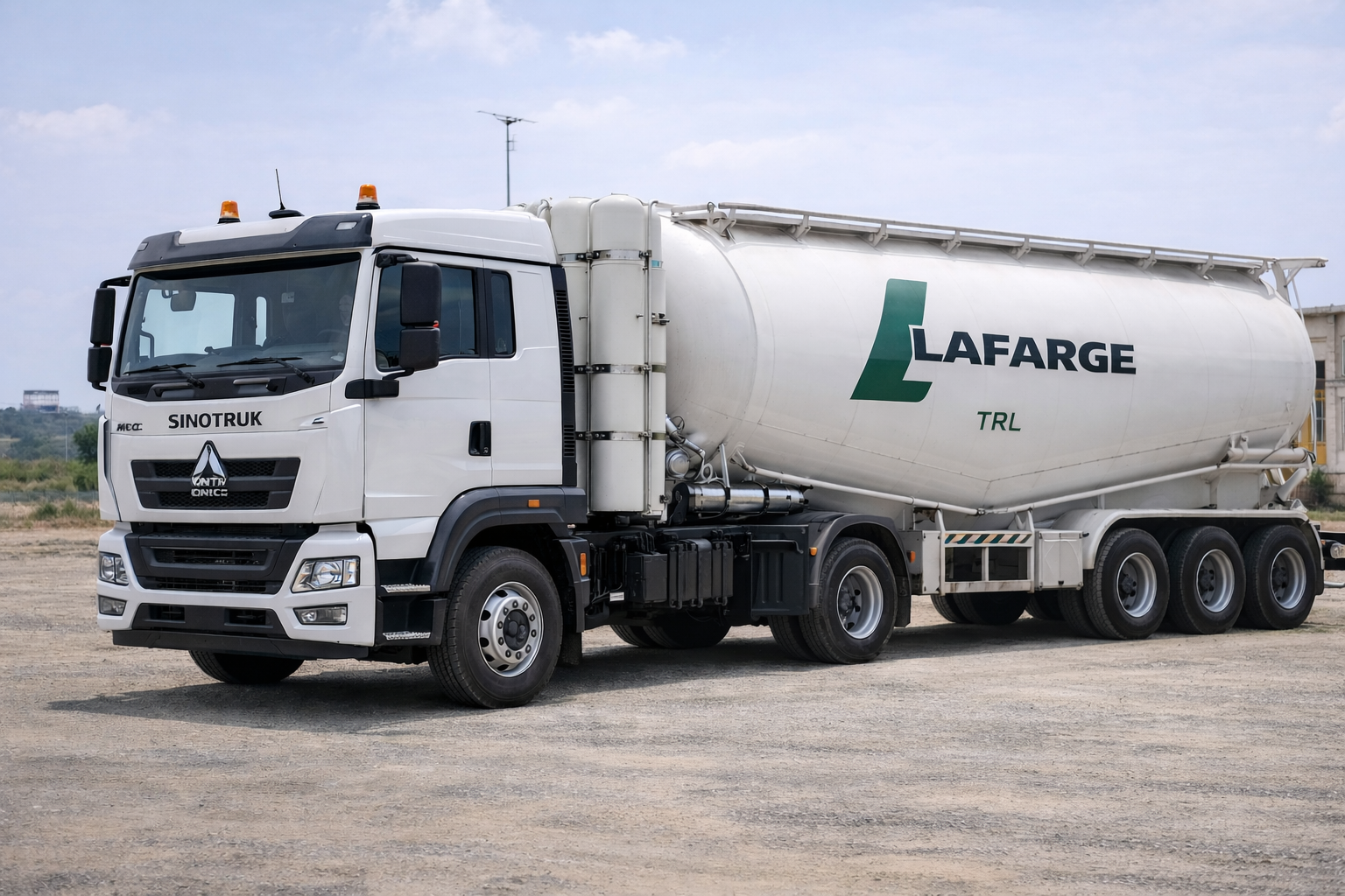 Truluck cement trailer truck